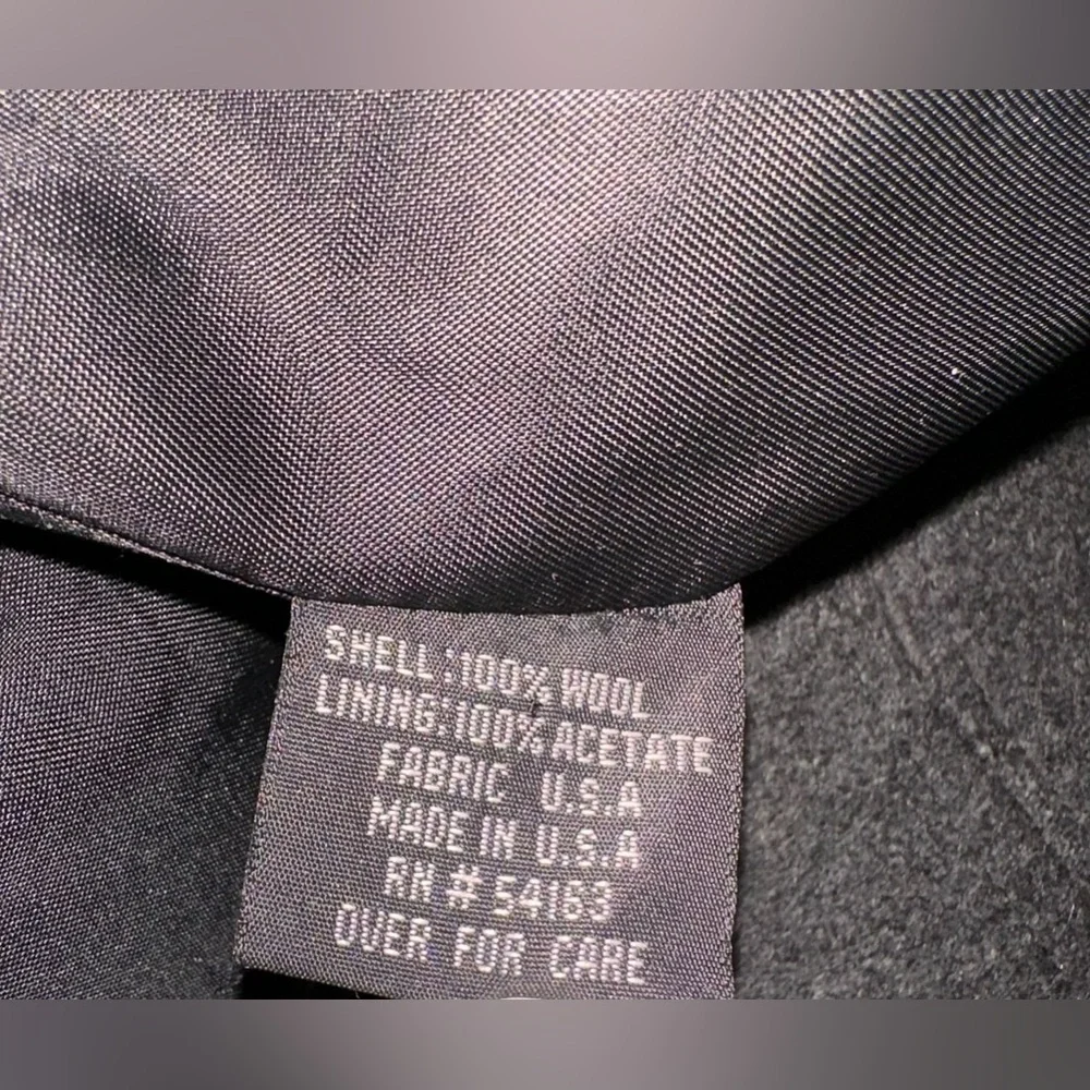LADIES Kenneth Cole Reaction Vintage Gray Double-Breast Wool Pea Coat - SIZE 4